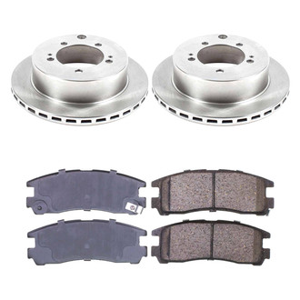 Callahan Brake Parts® - Plain Rear Brake Kit