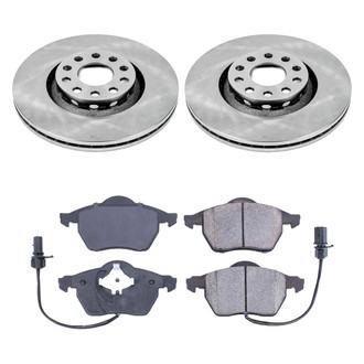 Callahan Brake Parts® - Plain Front Brake Kit