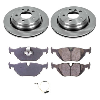 Callahan Brake Parts® - Plain Rear Brake Kit