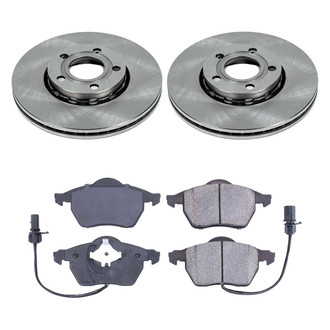 Callahan Brake Parts® - Plain Front Brake Kit