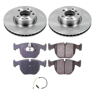 Callahan Brake Parts® - Plain Front Brake Kit