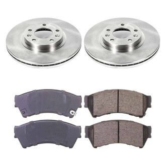 Callahan Brake Parts® - Plain Front Brake Kit
