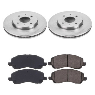 Callahan Brake Parts® - Plain Front Brake Kit