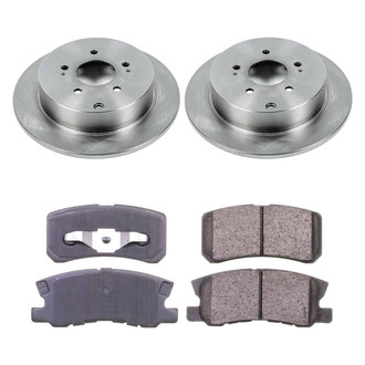Callahan Brake Parts® - Plain Rear Brake Kit