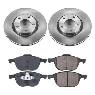 Callahan Brake Parts® - Plain Front Brake Kit