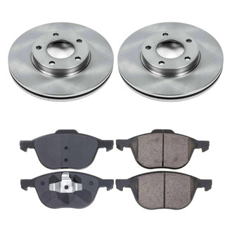 Callahan Brake Parts® - Plain Front Brake Kit