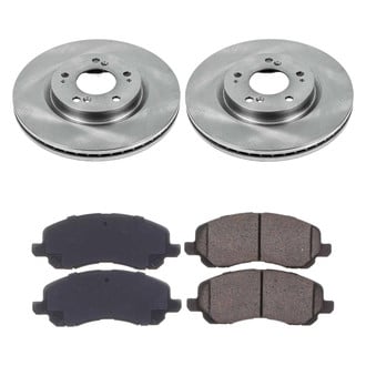 Callahan Brake Parts® - Plain Front Brake Kit