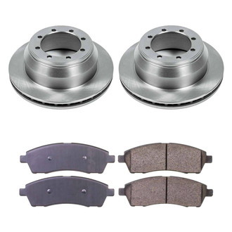 Callahan Brake Parts® - Plain Rear Brake Kit
