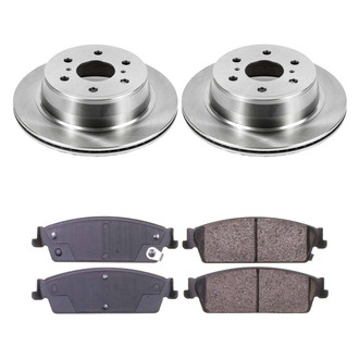 Callahan Brake Parts® - Plain Rear Brake Kit