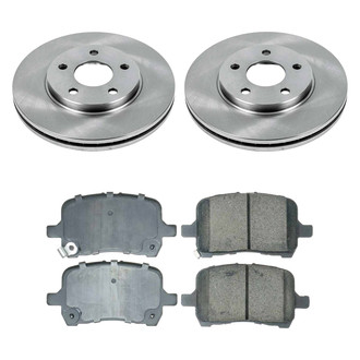 Callahan Brake Parts® - Plain Front Brake Kit