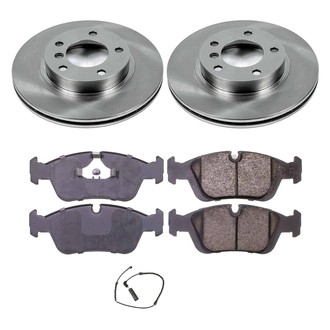 Callahan Brake Parts® - Plain Front Brake Kit