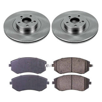 Callahan Brake Parts® - Plain Front Brake Kit