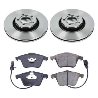 Callahan Brake Parts® - Plain Front Brake Kit