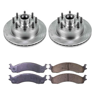 Callahan Brake Parts® - Plain Front Brake Kit