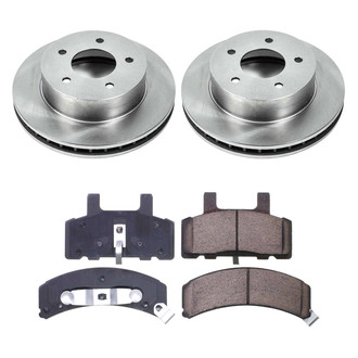 Callahan Brake Parts® - Plain Front Brake Kit