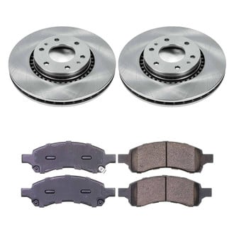 Callahan Brake Parts® - Plain Front Brake Kit