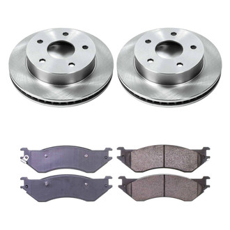 Callahan Brake Parts® - Plain Front Brake Kit