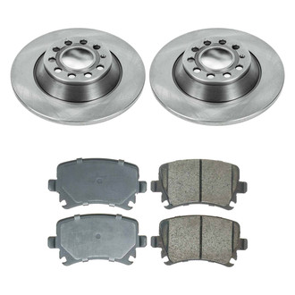 Callahan Brake Parts® - Plain Rear Brake Kit