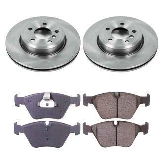 Callahan Brake Parts® - Plain Front Brake Kit