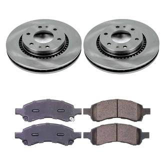 Callahan Brake Parts® - Plain Front Brake Kit
