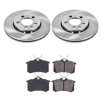 Callahan Brake Parts® - Plain Rear Brake Kit