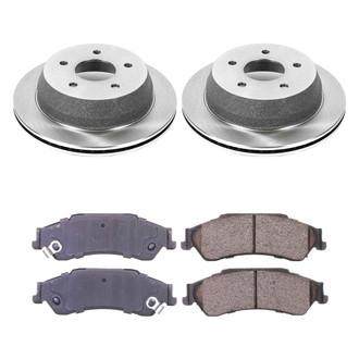 Callahan Brake Parts® - Plain Rear Brake Kit