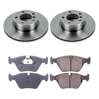 Callahan Brake Parts® - Plain Front Brake Kit
