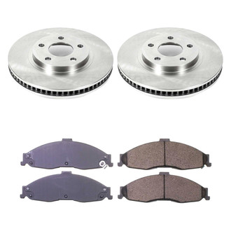 Callahan Brake Parts® - Plain Front Brake Kit