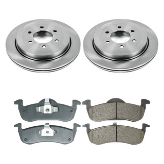 Callahan Brake Parts® - Plain Rear Brake Kit