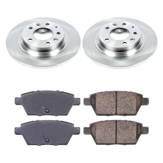 Callahan Brake Parts® - Plain Rear Brake Kit