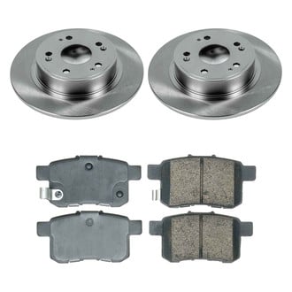 Callahan Brake Parts® - Plain Rear Brake Kit