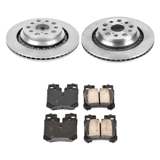 Callahan Brake Parts® - Plain Rear Brake Kit