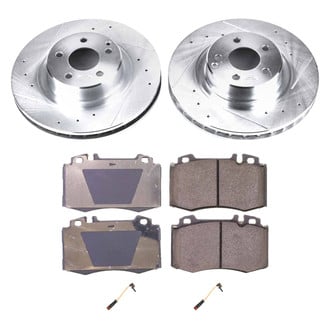 Callahan Brake Parts® - Drilled and Slotted Front Brake Kit