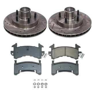 Callahan Brake Parts® - Drilled and Slotted Front Brake Kit