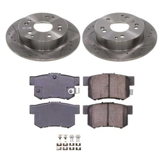 Callahan Brake Parts® - Drilled and Slotted Rear Brake Kit