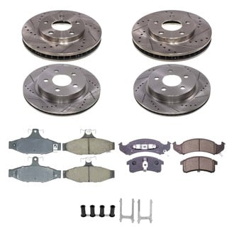 Callahan Brake Parts® - Drilled and Slotted Brake Kit