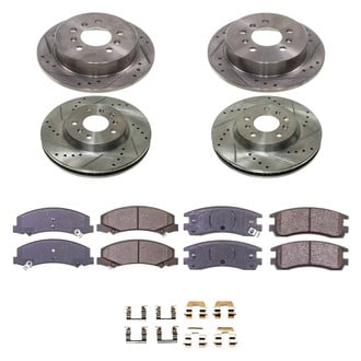 Callahan Brake Parts® - Drilled & Slotted Brake Kit