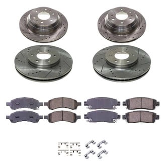 Callahan Brake Parts® - Drilled and Slotted Brake Kit