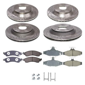 Callahan Brake Parts® - Drilled and Slotted Brake Kit