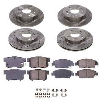 Callahan Brake Parts® - Drilled & Slotted Brake Kit