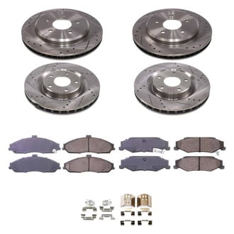 Callahan Brake Parts® - Drilled and Slotted Brake Kit