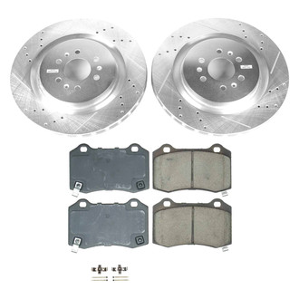 Callahan Brake Parts® - Drilled and Slotted Rear Brake Kit