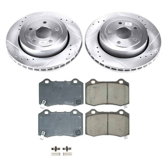 Callahan Brake Parts® - Drilled and Slotted Rear Brake Kit