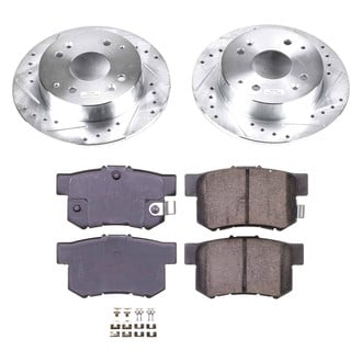 Callahan Brake Parts® - Drilled and Slotted Rear Brake Kit