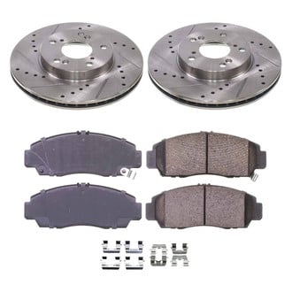 Callahan Brake Parts® - Drilled and Slotted Front Brake Kit