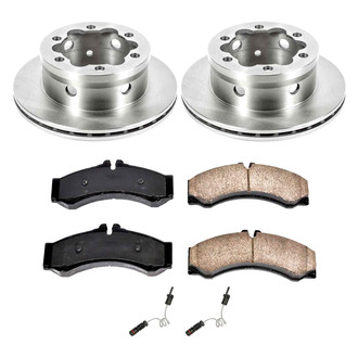Callahan Brake Parts® - Plain Rear Brake Kit