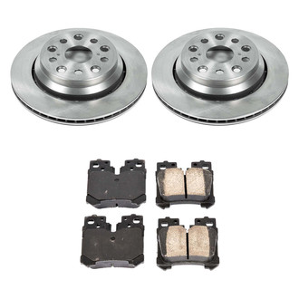 Callahan Brake Parts® - Plain Rear Brake Kit