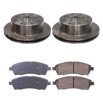 Callahan Brake Parts® - Drilled and Slotted Rear Brake Kit