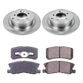 Callahan Brake Parts® - Plain Rear Brake Kit