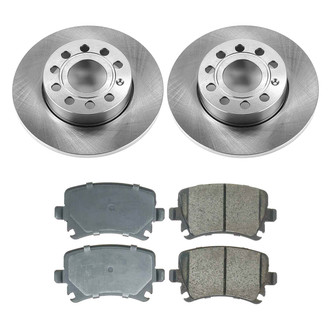 Callahan Brake Parts® - Plain Rear Brake Kit